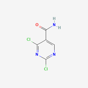 Chemical structure of 2,4-Dichloropyrimidine-5-carboxamide