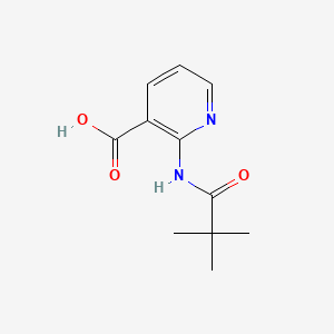 Chemical structure of 2-(2,2-Dimethyl-propionylamino)-nicotinic acid