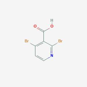 Chemical structure of 2,4-Dibromopyridine-3-carboxylic acid