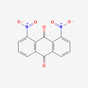 Chemical structure of 1,8-Dinitroanthraquinone