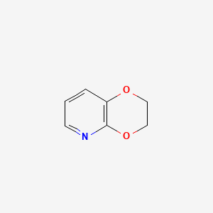 Chemical structure of 2,3-Dihydro-[1,4]dioxino[2,3-b]pyridine
