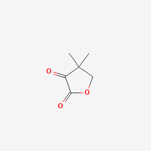 Chemical structure of Dihydro-4,4-dimethyl-2,3-furandione