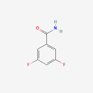 Chemical structure of 3,5-Difluorobenzamide