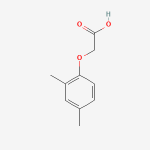 Chemical structure of 2,4-Xylyloxyacetic acid