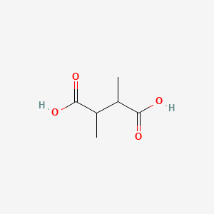 Chemical structure of 2,3-Dimethylsuccinic acid
