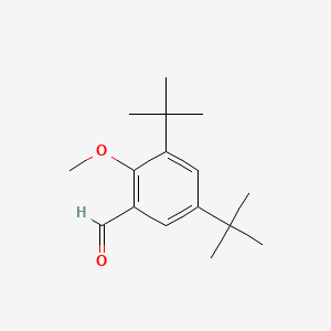 Chemical structure of 3,5-Di-tert-butyl-2-methoxybenzaldehyde