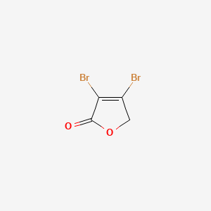 Chemical structure of 3,4-Dibromo-2(5H)-furanone