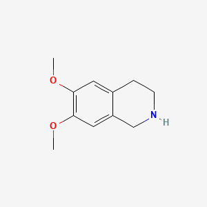 Chemical structure of 6,7-Dimethoxy-1,2,3,4-tetrahydroisoquinoline