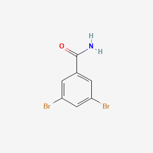 Chemical structure of 3,5-Dibromobenzamide
