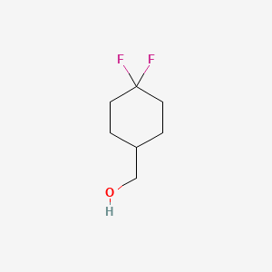 Chemical structure of 4,4-Difluorocyclohexanemethanol