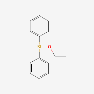 Chemical structure of DIPHENYLETHOXYMETHYLSILANE
