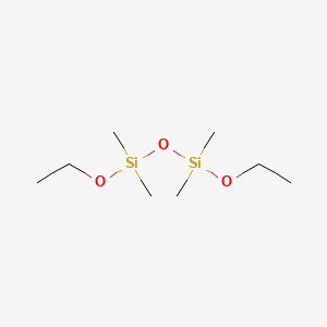 Chemical structure of 1,3-Diethoxy-1,1,3,3-tetramethyldisiloxane