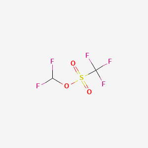 Chemical structure of Difluoromethyl triflate