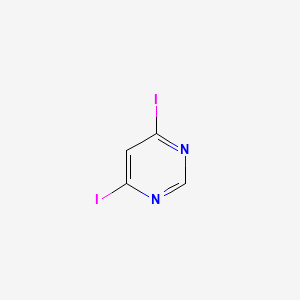Chemical structure of 4,6-Diiodopyrimidine