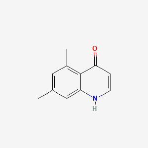 Chemical structure of 5,7-Dimethyl-4-hydroxyquinoline