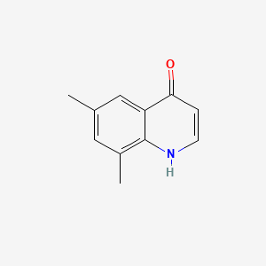Chemical structure of 6,8-Dimethyl-4-hydroxyquinoline