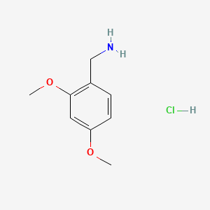 Chemical structure of 2,4-Dimethoxybenzylamine hydrochloride