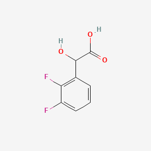 Chemical structure of 2,3-Difluoromandelic acid