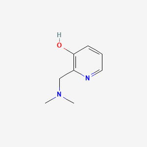 Chemical structure of 2-(Dimethylaminomethyl)-3-hydroxypyridine