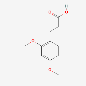 Chemical structure of 3-(2,4-Dimethoxyphenyl)propionic acid