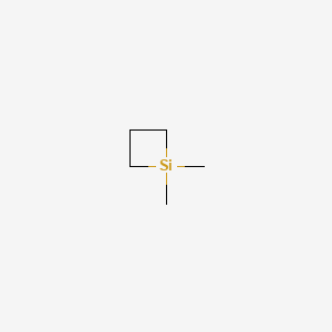 Chemical structure of 1,1-Dimethylsiletane
