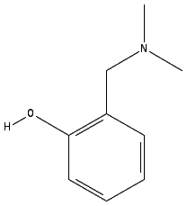 Chemical structure of (Dimethylaminomethyl)phenol