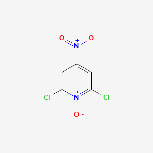 Chemical structure of 2,6-Dichloro-4-nitropyridine N-oxide