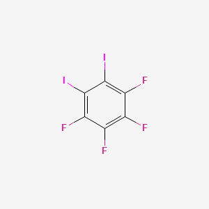 Chemical structure of 1,2-Diiodotetrafluorobenzene