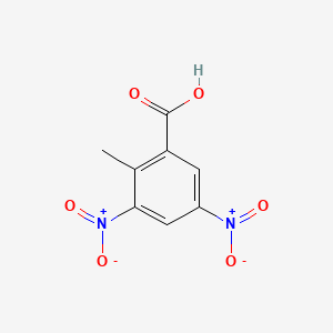 Chemical structure of 3,5-Dinitro-o-toluic acid