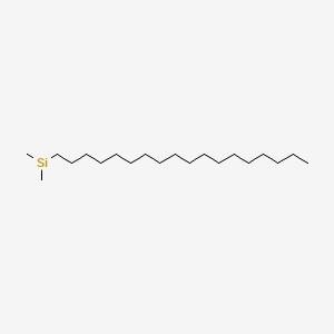 Chemical structure of Dimethyloctadecylsilane
