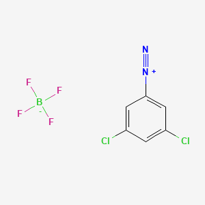 Chemical structure of 3,5-Dichlorophenyldiazonium tetrafluoroborate