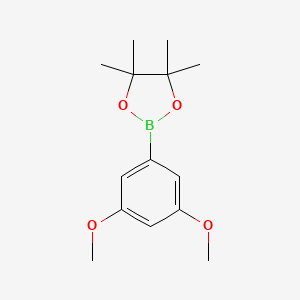 Chemical structure of 3,5-Dimethoxyphenylboronic acid pinacol ester