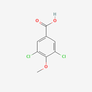 Chemical structure of 3,5-Dichloro-4-methoxybenzoic acid