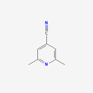 Chemical structure of 2,6-Dimethylisonicotinonitrile