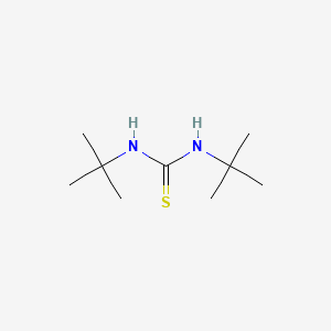 Chemical structure of 1,3-di-tert-butyl-2-thiourea