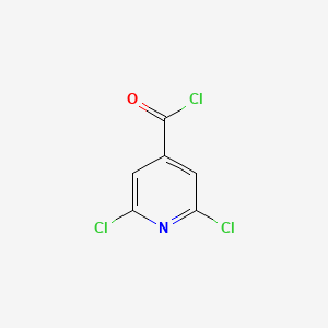 Chemical structure of 2,6-Dichloropyridine-4-carbonyl chloride