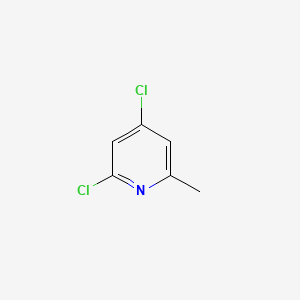 Chemical structure of 2,4-Dichloro-6-methylpyridine