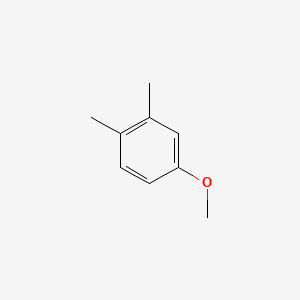 Chemical structure of 3,4-Dimethylanisole