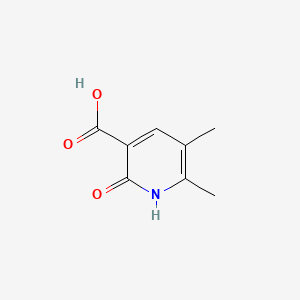 Chemical structure of 5,6-Dimethyl-2-oxo-1,2-dihydropyridine-3-carboxylic acid