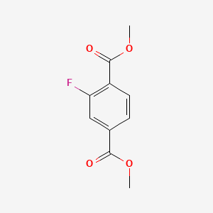 Chemical structure of Dimethyl 2-fluoroterephthalate