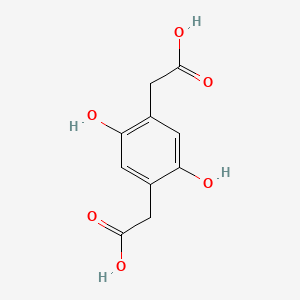 Chemical structure of 2,5-Dihydroxy-1,4-benzenediacetic acid