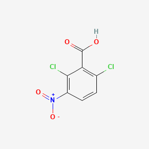Chemical structure of 2,6-Dichloro-3-nitrobenzoic acid