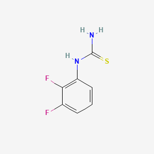Chemical structure of (2,3-Difluorophenyl)thiourea
