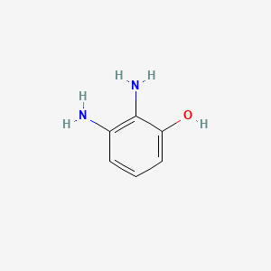 Chemical structure of 2,3-Diaminophenol