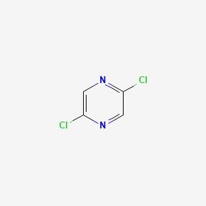 Chemical structure of 2,5-dichloropyrazine