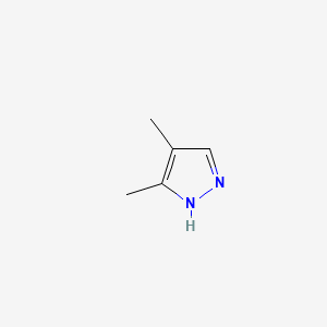 Chemical structure of 3,4-Dimethyl-1H-pyrazole