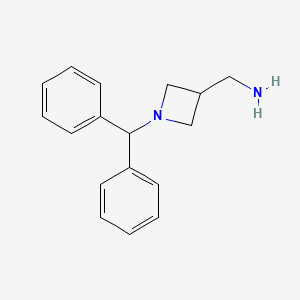 Chemical structure of 3-Aminomethyl-1-benzhydrylazetidine