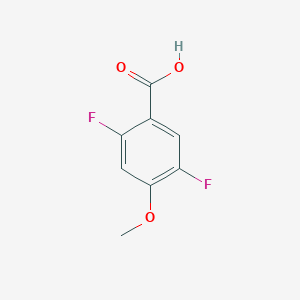 Chemical structure of 2,5-Difluoro-4-methoxybenzoic acid