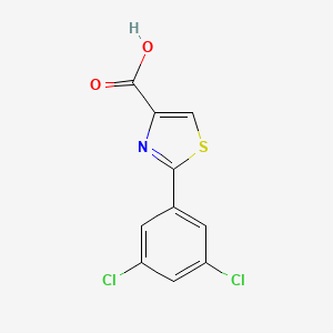 Chemical structure of 2-(3,5-Dichlorophenyl)thiazole-4-carboxylic acid