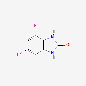 Chemical structure of 4,6-Difluoro-1H-benzo[d]imidazol-2(3H)-one